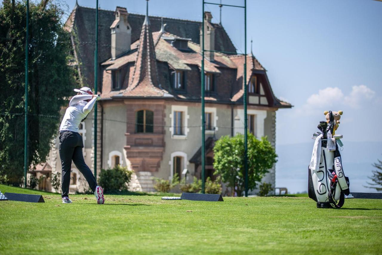 Bed and Breakfast Le Manoir Du Golf Publier Exterior foto