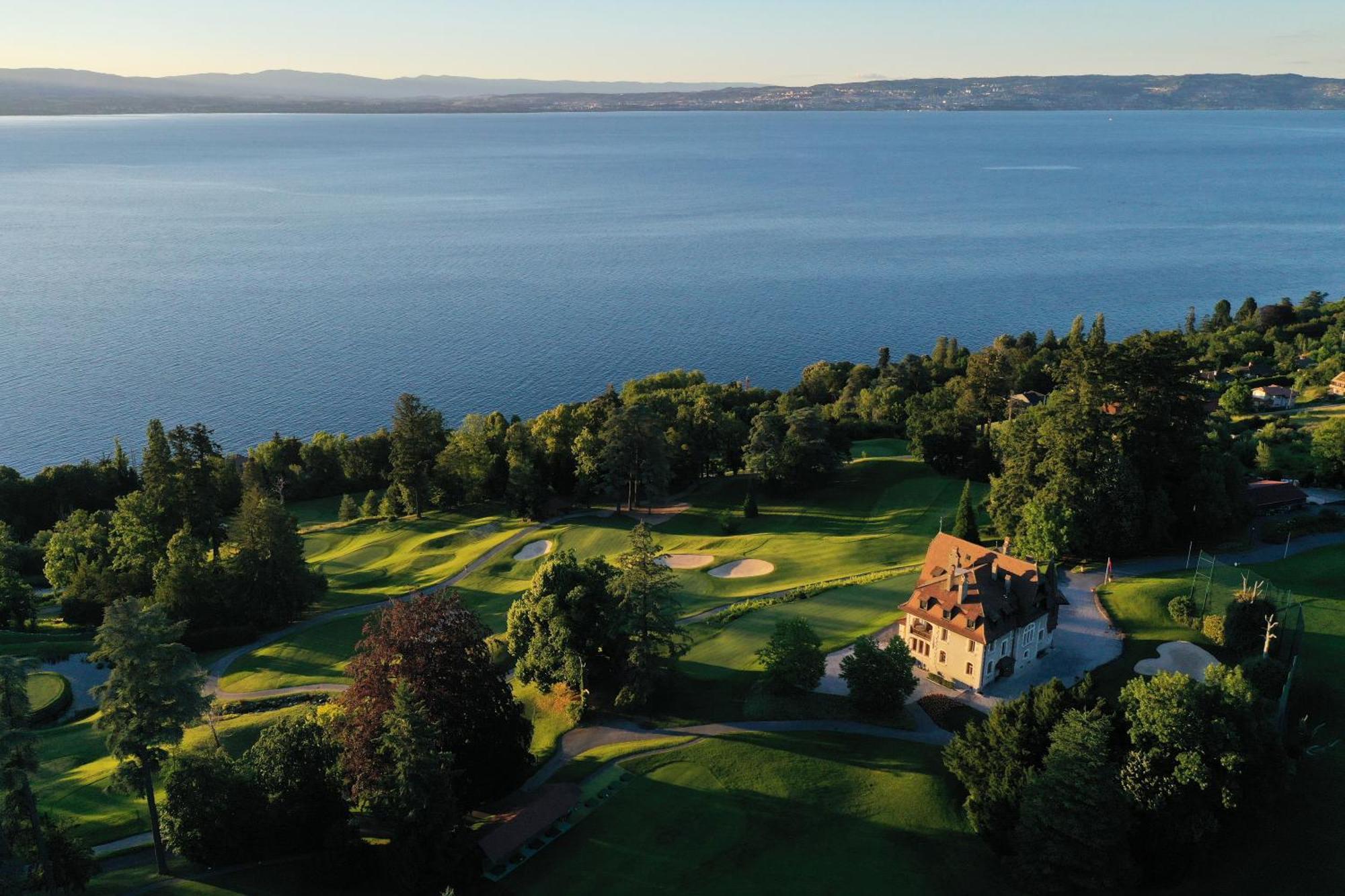 Bed and Breakfast Le Manoir Du Golf Publier Exterior foto